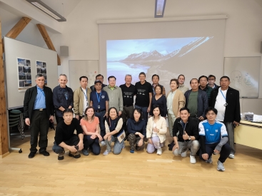 Delegation from Laos and Viet Nam with hosts at Triglav National Park, Slovenia.